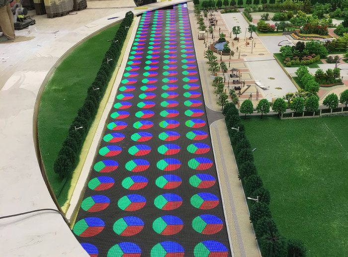 室內(nèi)p2.5沙盤馬路屏